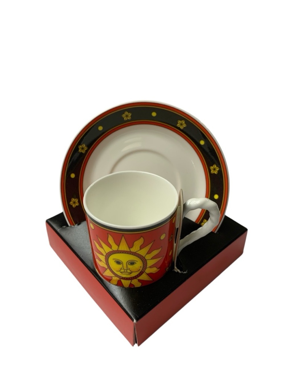 Villeroy & Boch Expresso Cup & Saucer‎ Set Paloma Picasso Sun Moon and Stars